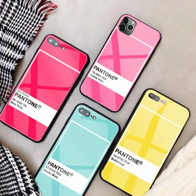 Pantone Candy Color Phone Case Tempered Glass for Ipohne 12 11 Pro Max 7 8 PLUS 6s XR Back Cover Case
Pantone Candy Color Phone Case Tempered Glass for Ipohne 12 11 Pro Max 7 8 PLUS 6s XR Back Cover Case