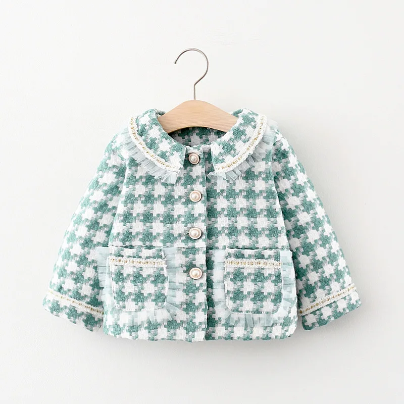 Girls' Jackets Winter New Lace Lapel Warm Jacket Fashion Children's Cardigan Coat Children's Clothing 1-5 Years Old Clothes
Girls' Jackets Winter New Lace Lapel Warm Jacket Fashion Children's Cardigan Coat Children's Clothing 1-5 Years Old Clothes