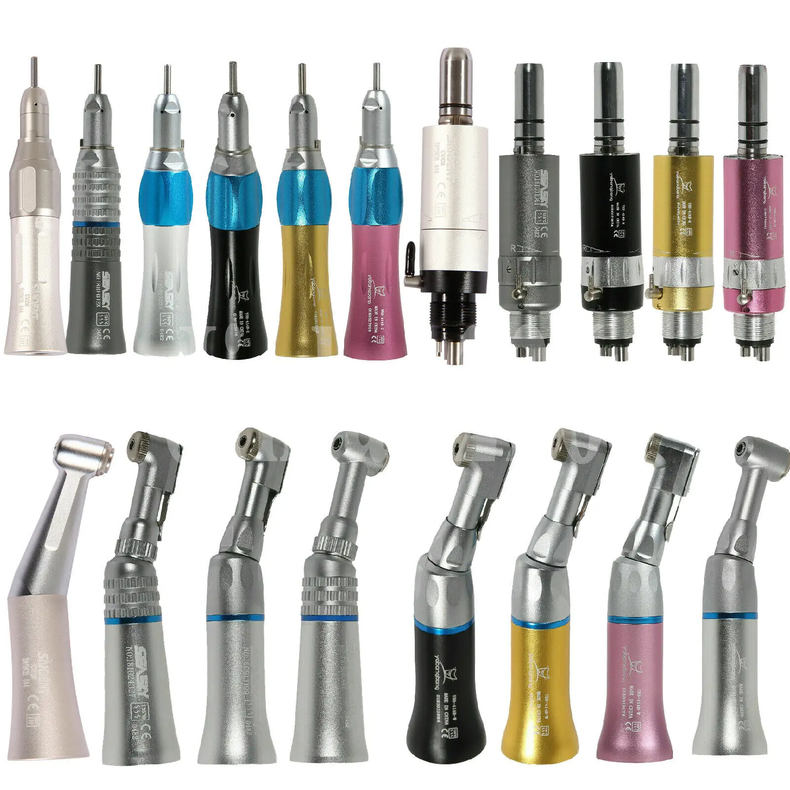 NSK Style Dental Turbine 2/4Hole Low Speed Straight/Air Motor/Contra Angle Handpiece Color Push Button/Latch Type High Quality
NSK Style Dental Turbine 2/4Hole Low Speed Straight/Air Motor/Contra Angle Handpiece Color Push Button/Latch Type High Quality