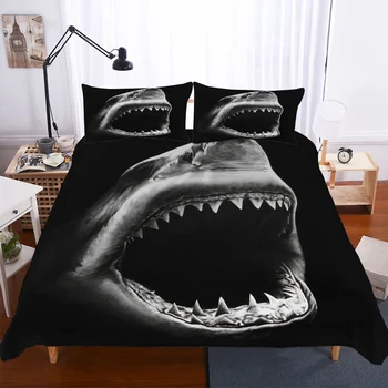 BEST.WENSD Dropshipping Black Retro Bedding sets Thick 2/3piece/set Shark Bedclothes luxury king size comforter set Cotton
BEST.WENSD Dropshipping Black Retro Bedding sets Thick 2/3piece/set Shark Bedclothes luxury king size comforter set Cotton