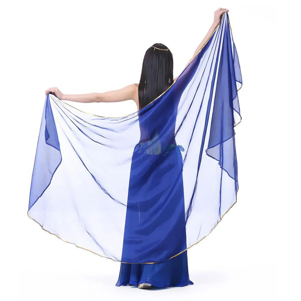 Indian Belly Dance Sequins Veils Chiffon Shawl Scarf Lightweight Costume Props Indian Belly Dance Sequins Veils Chiffon Shawl Scarf Lightweight Costume Props
