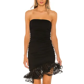 2020 Women Sexy Designer Strapless Irregular Fishtail Bandage Dress Trumpet Elegant Celebrity Chic Evening Party Dress Vestido
2020 Women Sexy Designer Strapless Irregular Fishtail Bandage Dress Trumpet Elegant Celebrity Chic Evening Party Dress Vestido