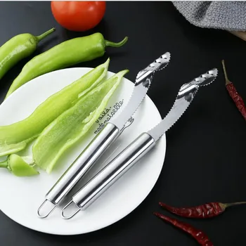 Stainless Steel Pepper Core Removed Red Pepper Green Pepper Seed Remover Tomato Tomato Corer Seed Digger
Stainless Steel Pepper Core Removed Red Pepper Green Pepper Seed Remover Tomato Tomato Corer Seed Digger