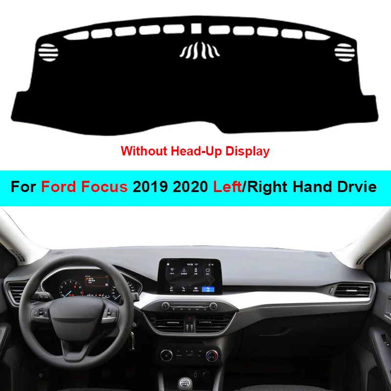2-слойный коврик для приборной панели автомобиля накидка Ford Focus 2019 2020 LHD RHD защита