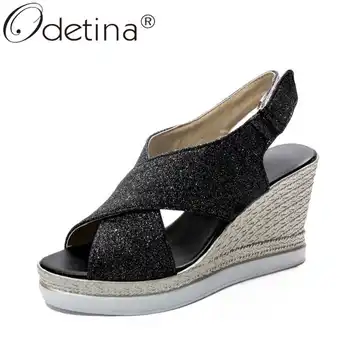 Odetina Women Fashion Hook Loop Peep Toe Slingbacks Casual Pumps Lady Wedges Extreme High Heel Platform Linen Retro Party Pumps
Odetina Women Fashion Hook Loop Peep Toe Slingbacks Casual Pumps Lady Wedges Extreme High Heel Platform Linen Retro Party Pumps