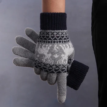 Winter Women Knitted Gloves Christmas Deer Full Finger Mittens Female Soft Christmas Touch Screen Knit Gloves
Winter Women Knitted Gloves Christmas Deer Full Finger Mittens Female Soft Christmas Touch Screen Knit Gloves