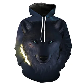 CNUUIKOOEK Sweatshirts Men's 3D Pitch-black Wolf Printed Hooded Pocket Pullover Hoody Fashion Hooded Men's Hoodies
CNUUIKOOEK Sweatshirts Men's 3D Pitch-black Wolf Printed Hooded Pocket Pullover Hoody Fashion Hooded Men's Hoodies