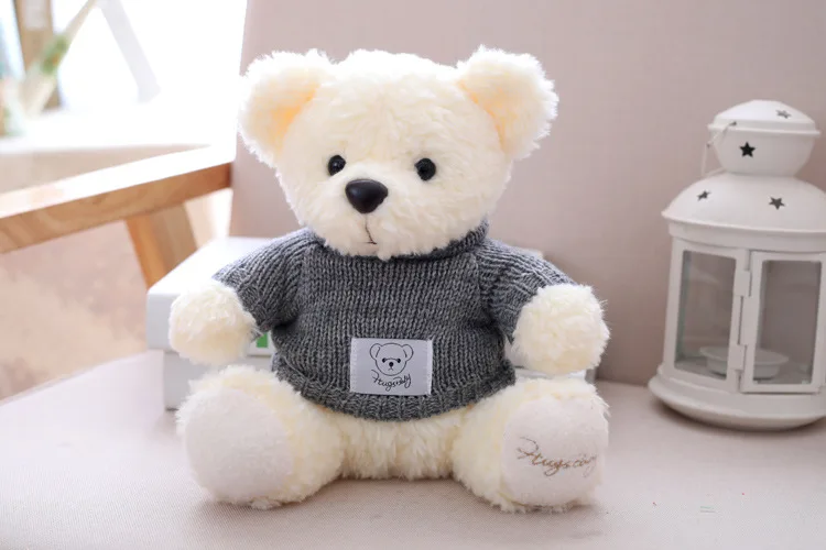 you beijia bear trench coat teddy bear hug bear dress doll plush