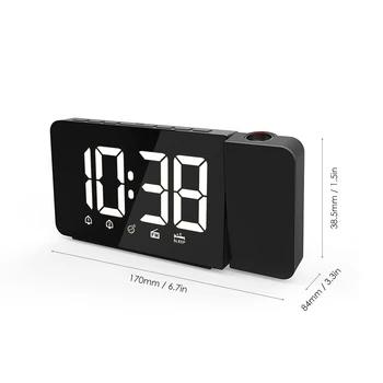 Hot USB LED Projection Alarm Clock Dimmable FM Radio Digital Desktop Clock with Rotatable Projector Dual Alarm Clock Snooze Func
Hot USB LED Projection Alarm Clock Dimmable FM Radio Digital Desktop Clock with Rotatable Projector Dual Alarm Clock Snooze Func