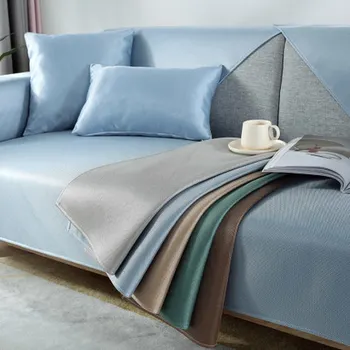 Sofa Cushion Summer Summer Washed Ice Silk Mat Nordic Simple Four Seasons Universal Sofa Cover Cover Towel
Sofa Cushion Summer Summer Washed Ice Silk Mat Nordic Simple Four Seasons Universal Sofa Cover Cover Towel