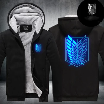 Jacket Men Warm Fleece Zipper Coat 2019 Winter Thick Mens SportWear Tracksuit Attack on Titan Cosplay Costume Male Hoodies
Jacket Men Warm Fleece Zipper Coat 2019 Winter Thick Mens SportWear Tracksuit Attack on Titan Cosplay Costume Male Hoodies