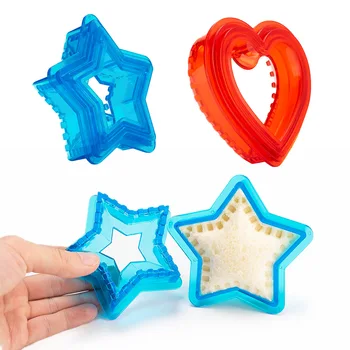 2Pcs Sandwich Cutter and Sealer Heart Shape and Star Shape Decruster Sandwich Maker Bread Toast Breakfast Making Molds for Kids
2Pcs Sandwich Cutter and Sealer Heart Shape and Star Shape Decruster Sandwich Maker Bread Toast Breakfast Making Molds for Kids