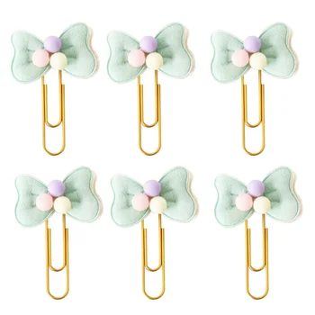 6pcs Note Bowknot Practical Paper Clips Paperclips Book Clips Photos Clips for Files
6pcs Note Bowknot Practical Paper Clips Paperclips Book Clips Photos Clips for Files