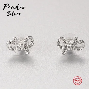 Pandoo Fashion Charm Sterling Silver Original 1:1 Engraving, Bow Element Elegant Generous Earrings Women Luxury Jewelry Gift
Pandoo Fashion Charm Sterling Silver Original 1:1 Engraving, Bow Element Elegant Generous Earrings Women Luxury Jewelry Gift