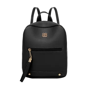 Fashion Brief Small Backpack Women Litchi College Style Shoulder Bag PU Leather Tassel Zipper Female Sweet Knapsack Ladies
Fashion Brief Small Backpack Women Litchi College Style Shoulder Bag PU Leather Tassel Zipper Female Sweet Knapsack Ladies