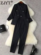 Double Breasted Striped Dark Blue Wool Blazer Suits with Pants Set 2 Piece Business Formal Outfits Womens Elegant Trousers Sets
Double Breasted Striped Dark Blue Wool Blazer Suits with Pants Set 2 Piece Business Formal Outfits Womens Elegant Trousers Sets