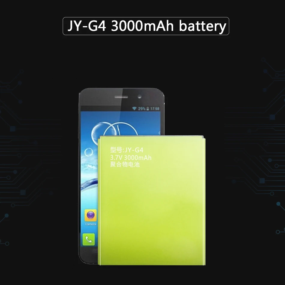 Mobile Phone Replacement Battery For JIAYU JY G4 G4C G4T G4S JY-G4 3000mAh | Запчасти для телефонов