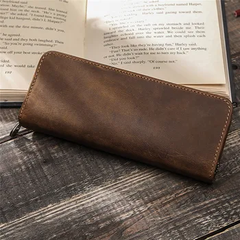 11-in-1 Handmade Leather Pencil Case Pen Bag Zipper Pouch Stationery Storage Box Pen Protective bag
11-in-1 Handmade Leather Pencil Case Pen Bag Zipper Pouch Stationery Storage Box Pen Protective bag