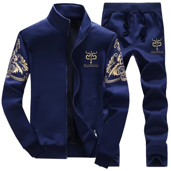 Sweatshirts Pants Men Sweat Suit Set Two Piece Print Zipper Hoodies Sweatpants Men's Tracksuit Winter Sportswear Sports Suits 
Sweatshirts Pants Men Sweat Suit Set Two Piece Print Zipper Hoodies Sweatpants Men's Tracksuit Winter Sportswear Sports Suits