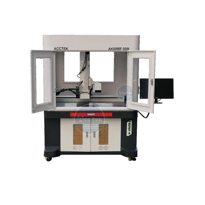 Big size fiber laser marking machine , Raycus/IPG laser generator, 600*900mm working size,MDF plastics Metal marking
Big size fiber laser marking machine , Raycus/IPG laser generator, 600*900mm working size,MDF plastics Metal marking