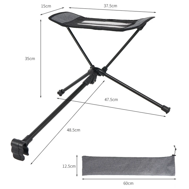 LBER Outdoor Folding Footrest Portable Recliner Footrest Extended Leg Stool Can Be Used with Folding Chair
LBER Outdoor Folding Footrest Portable Recliner Footrest Extended Leg Stool Can Be Used with Folding Chair