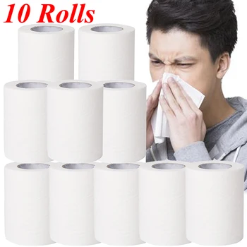 10 Roll Soft Toilet Paper Disposable Paper Towels 3-Layer Household Tissue Rolling Paper For Kitchen Home Hotel Bathroom Product
10 Roll Soft Toilet Paper Disposable Paper Towels 3-Layer Household Tissue Rolling Paper For Kitchen Home Hotel Bathroom Product