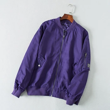 2020 Spring Loose large size female Bomber Jacket Harajuku Casual Unisex Spring Jacket Solid All Match Long Sleeve Coat
2020 Spring Loose large size female Bomber Jacket Harajuku Casual Unisex Spring Jacket Solid All Match Long Sleeve Coat