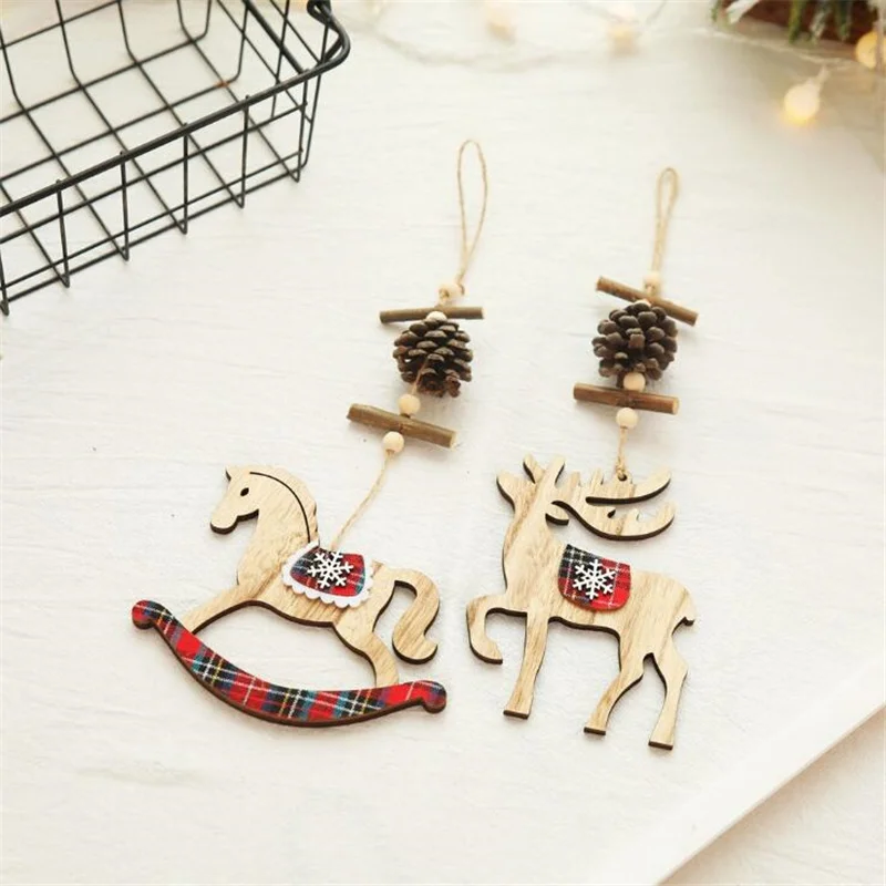 1PC 2020 Christmas Hanging Pendant Wooden Pine Cone Deer Christmas Tree Ornament Christmas Party Decoration for Home Xmas
1PC 2020 Christmas Hanging Pendant Wooden Pine Cone Deer Christmas Tree Ornament Christmas Party Decoration for Home Xmas