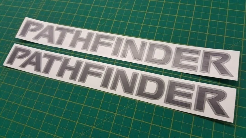 For Nissan Pathfinder 2005-2012 4x4 Roof Bar / rail replacement Decals Stickers | Автомобили и мотоциклы