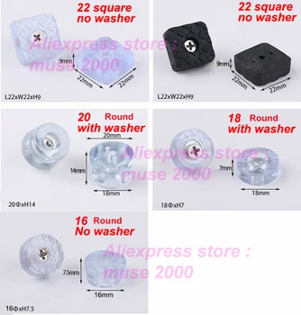 16 18 22 20 30mm square round Plastic cabinet feet pad buffer damper rubber audio foot wood Moisture wear noise proof
16 18 22 20 30mm square round Plastic cabinet feet pad buffer damper rubber audio foot wood Moisture wear noise proof