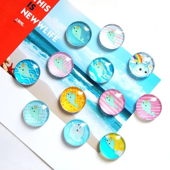 10 Pcs Random Mix Cartoon Narwhal Whale Pattern Round Glass Cabochon Necklace DIY Glass Patch Dome Flat Back Jewelry Findings
10 Pcs Random Mix Cartoon Narwhal Whale Pattern Round Glass Cabochon Necklace DIY Glass Patch Dome Flat Back Jewelry Findings