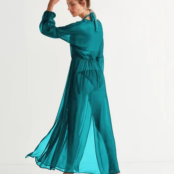 Pareo Women Beach Cover Dress Tunic Swimsuit Ladies Ups Chiffon Pure Color Single Breasted Bikini Skirt Smock Upper Garment
Pareo Women Beach Cover Dress Tunic Swimsuit Ladies Ups Chiffon Pure Color Single Breasted Bikini Skirt Smock Upper Garment