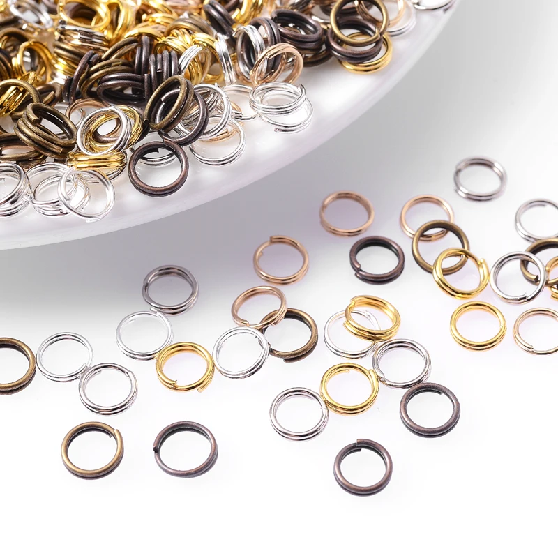 100Pcs/Pack 0.7x6mm Loops Split Rings Connectors Open Jump Rings Double For Jewelry Bracelet Findings Accessories Making DIY
100Pcs/Pack 0.7x6mm Loops Split Rings Connectors Open Jump Rings Double For Jewelry Bracelet Findings Accessories Making DIY