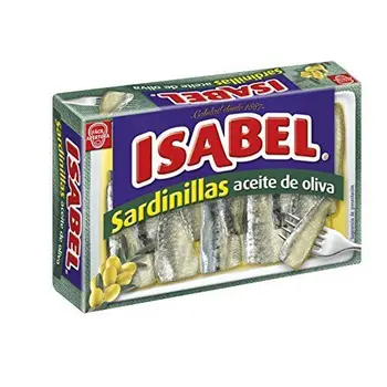 Isabel Sardinilla en Aceite de Oliva - 81 gr 
Isabel Sardinilla en Aceite de Oliva - 81 gr