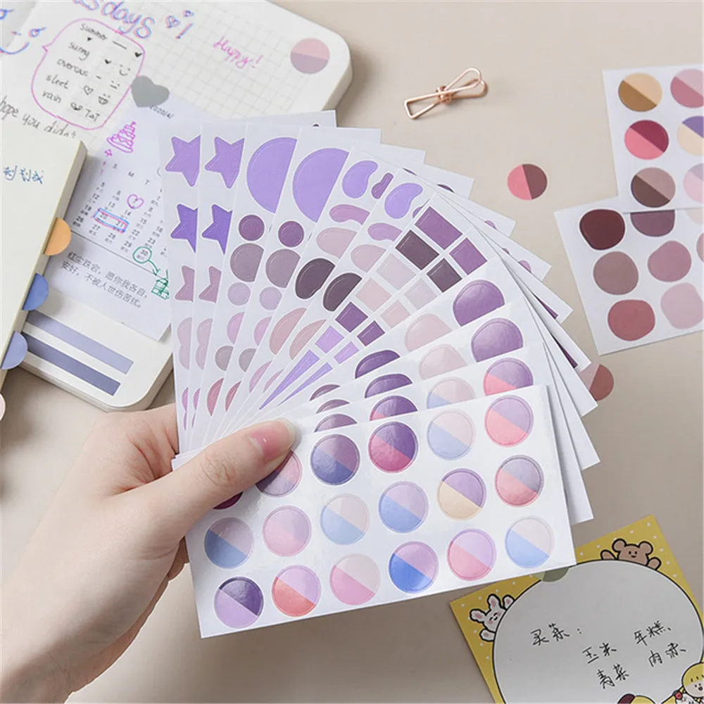 6sheets Cute Colorful Shape Stickers Kawaii DIY Scrapbooking Diary Notebook Tags Flake Packaging Sealing Labels Planner Stickers
6sheets Cute Colorful Shape Stickers Kawaii DIY Scrapbooking Diary Notebook Tags Flake Packaging Sealing Labels Planner Stickers