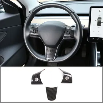 For Tesla Model 3 2017-2019 Steering Wheel Sticker Decorative Protective Cover Real Carbon Fiber, Car Interior Modification
For Tesla Model 3 2017-2019 Steering Wheel Sticker Decorative Protective Cover Real Carbon Fiber, Car Interior Modification