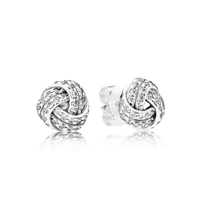 100% Sterling silver 1:1 Glamour 290696CZ SPARKLING LOVE KNOT EARRING Original Women wedding Fashion Jewelry 2018
100% Sterling silver 1:1 Glamour 290696CZ SPARKLING LOVE KNOT EARRING Original Women wedding Fashion Jewelry 2018