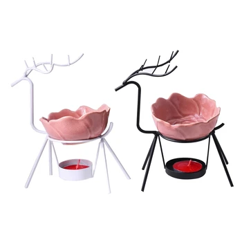 Candle Holder - Deer Shape Ceramic Flower Essential Oil Aroma Burner, Essential Oil Diffuser Home Decoration
Candle Holder - Deer Shape Ceramic Flower Essential Oil Aroma Burner, Essential Oil Diffuser Home Decoration