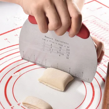 Dough Scraper Cutter Kitchen Pastry Cake Pizza Cutting Tool Pastry Chopper Pastry Cutter Scrapper Dough Bench Scraper
Dough Scraper Cutter Kitchen Pastry Cake Pizza Cutting Tool Pastry Chopper Pastry Cutter Scrapper Dough Bench Scraper