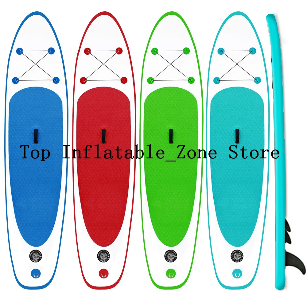 

305*76*15cm Stand Up Paddle Board On Sale Newcomer Inflatable Surfboard Portable Launch For Lake/River Factory Floating Board