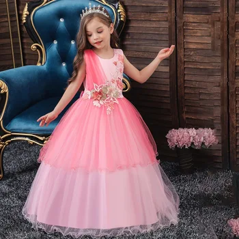 Children Pageant Robes Formal Princess Dresses Kids Girls Party Wedding Flower Sleeveless Mesh Dress
Children Pageant Robes Formal Princess Dresses Kids Girls Party Wedding Flower Sleeveless Mesh Dress