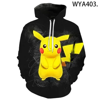 New Fashion Clothing Hoodies Pokemon Pikachu Printed 3D Hoodies Anime Sweatshirts Men Women Children Pocket Casual Hoodie Tops
New Fashion Clothing Hoodies Pokemon Pikachu Printed 3D Hoodies Anime Sweatshirts Men Women Children Pocket Casual Hoodie Tops
