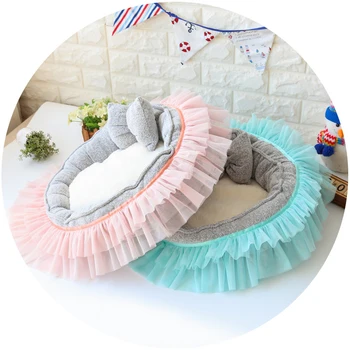 Small and Medium-sized Pet Lace Stitching Pet Nest Autumn and Winter Series Bow Round Nest Cat Teddy Suitable for Round Beds
Small and Medium-sized Pet Lace Stitching Pet Nest Autumn and Winter Series Bow Round Nest Cat Teddy Suitable for Round Beds