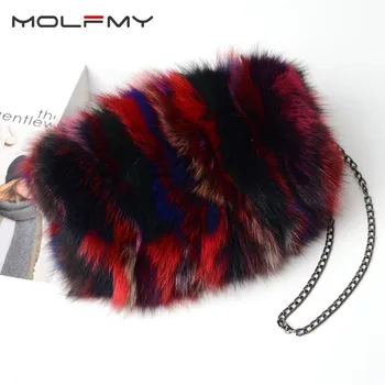 2019 Real Fur Chain Crossbody Bag for Women Fox Fur Winter Shoulder Bags New Women Handbags Rainbow Patchwork Clutch Bag Gift
2019 Real Fur Chain Crossbody Bag for Women Fox Fur Winter Shoulder Bags New Women Handbags Rainbow Patchwork Clutch Bag Gift