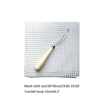 Free Pattern Rug Hooking Mesh Canvas Wooden Bent Latch Hook DIY Kit Tool for Tapestry Carpet Rug Making Embroidery Crafts Decor
Free Pattern Rug Hooking Mesh Canvas Wooden Bent Latch Hook DIY Kit Tool for Tapestry Carpet Rug Making Embroidery Crafts Decor