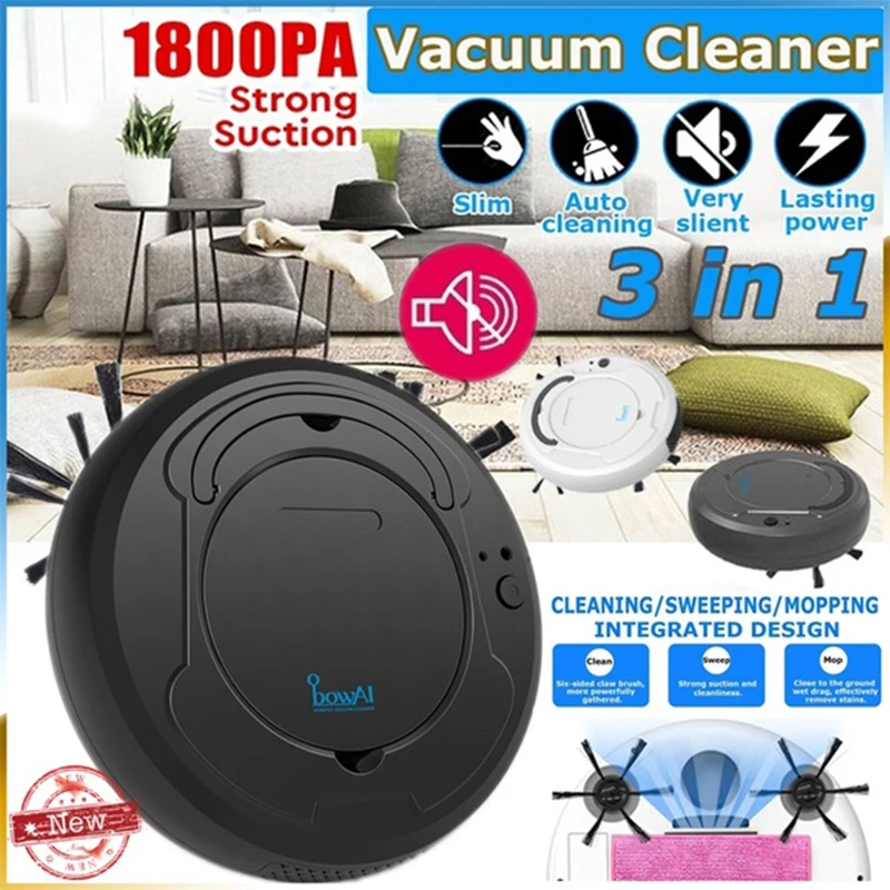 Multifunctional Sweeping Vacuum Cleaner Smart Robot Floor Cleaner 3-In-1 Auto Rechargeable Smart Sweeping Floor Dust Dry Wet Mop
Multifunctional Sweeping Vacuum Cleaner Smart Robot Floor Cleaner 3-In-1 Auto Rechargeable Smart Sweeping Floor Dust Dry Wet Mop