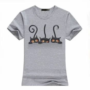 2020 Hot Sale Summer Naughty Black Cat 3D T Shirt Women Lovely Cartoon Tshirt Good Quality Original Brand Shirts Casual Tops
2020 Hot Sale Summer Naughty Black Cat 3D T Shirt Women Lovely Cartoon Tshirt Good Quality Original Brand Shirts Casual Tops
