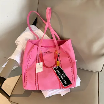 Large-Capacity Bag Female 2020 New Style Fashion Net Red Casual Shoulder Tote Bag Versatile INS Canvas Large Bag Shopping Bag
Large-Capacity Bag Female 2020 New Style Fashion Net Red Casual Shoulder Tote Bag Versatile INS Canvas Large Bag Shopping Bag