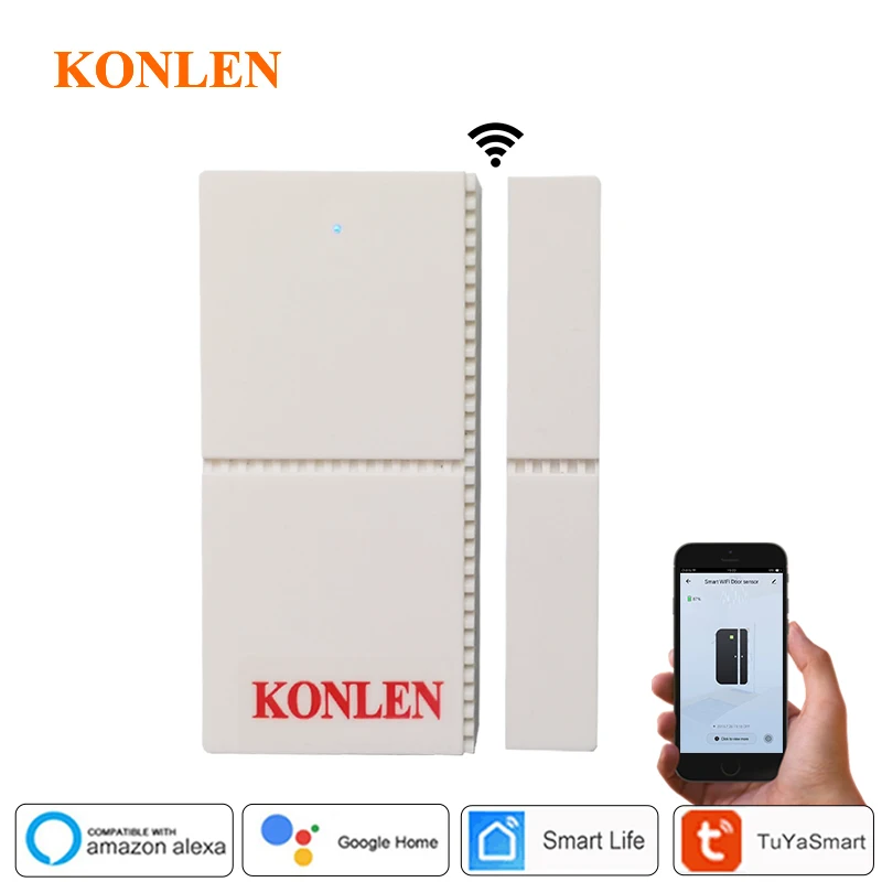 Tuya Smart WIFI Magnetic Door Window Sensor Open Alarm Entry Alert Security Detector Remote Control Smart Life Alexa Google Home
Tuya Smart WIFI Magnetic Door Window Sensor Open Alarm Entry Alert Security Detector Remote Control Smart Life Alexa Google Home