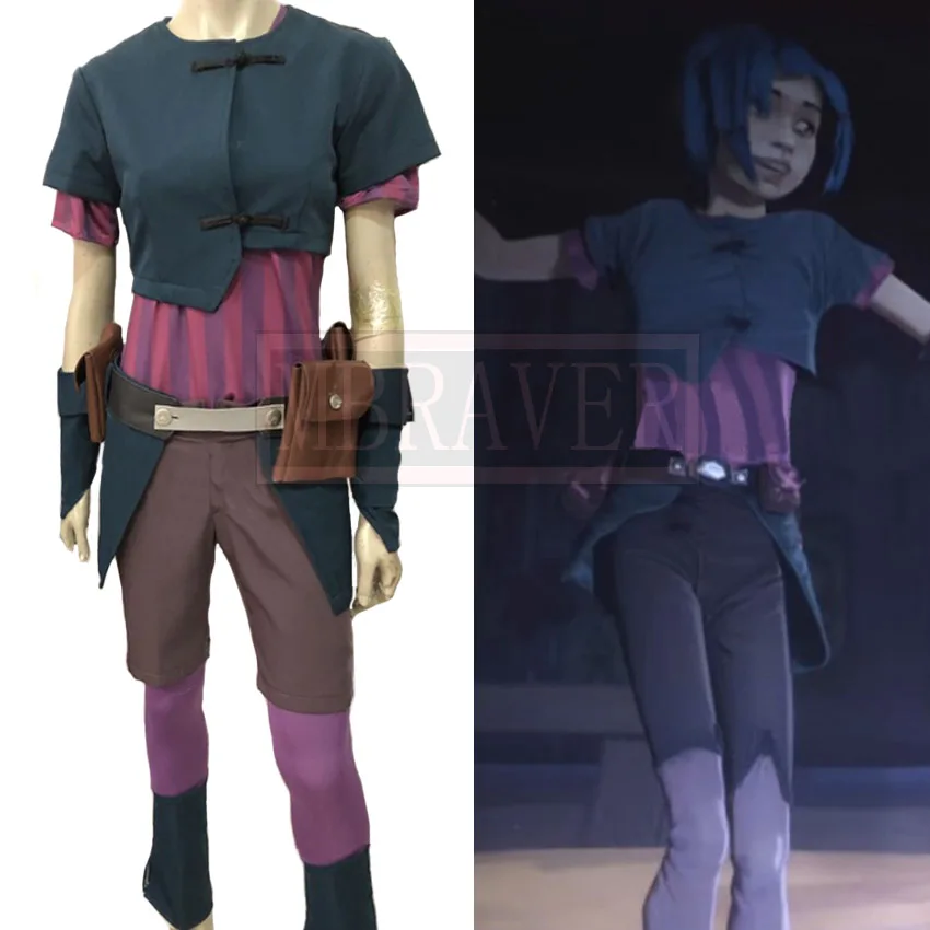 Аниме LoL Arcane Jinx детство Косплей Костюм Хэллоуин костюм на заказ любой размер
Аниме LoL Arcane Jinx детство Косплей Костюм Хэллоуин костюм на заказ любой размер